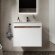 Тумба подвесная SANCOS Smart 590х450х500, c двумя ящиками оснащенными доводчиками, белый глянец , арт. SM60W