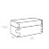 Коробка Snob ADJ Италия, 25x15xH13,5 цвет: эвкалипт (небесный) арт. 2515.60/50