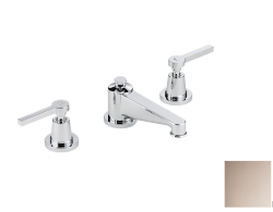 Смеситель для раковины на три отверстия устанавливаемый на борту с донным клапаном, THG Spirit с рукоятками, umber pvd (H66) - G58-151 Смеситель для раковины на три отверстия устанавливаемый на борту с донным клапаном, THG Spirit с рукоятками, umber pvd (H66) - G58-151