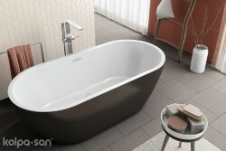 Ванна DALIA-FS 170X80 BLACK&WHITE Kolpa-San арт. 561760