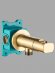 Гигиенический душ с прогрессивным смесителем скрытого монтажа ALMAes AGATA AL-877-09, цвет:  бронза матовая
