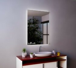 Зеркало с подсветкой Miralls Basic 600х800 Серебро Зеркало с подсветкой Miralls Basic 600х800 Серебро