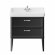 Тумба напольная с 2 ящиками 80см, Kerama Marazzi Pompei, PO.N.80.2\BLK цвет: черная глянцевая