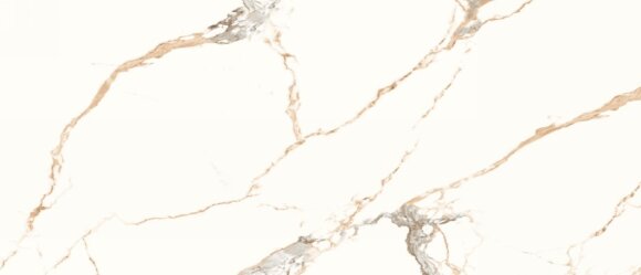 Индийская Плитка NEODOM Titanium Statuario Gold 120*278 Polished N20332 в Москве