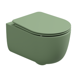 Подвесной унитаз со смывом Smart Clean GSG Ceramic Design Hit!, цвет: оливковый матовый, арт. HIWCSO031
