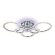 Потолочная светодиодная люстра Original современный FA413, Ambrella light цвет: хром