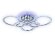 Потолочная светодиодная люстра Original современный FA413, Ambrella light цвет: хром