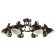 Потолочная люстра, вид лофт Martin Arte Lamp цвет:  коричневый - A5216PL-8BR