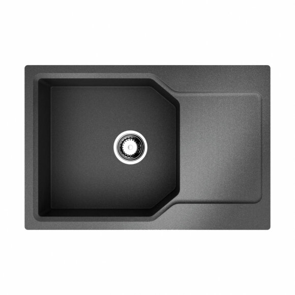 Кухонная мойка Yonaka 78-LB-BL Omoikiri 4993341 цвет: черный