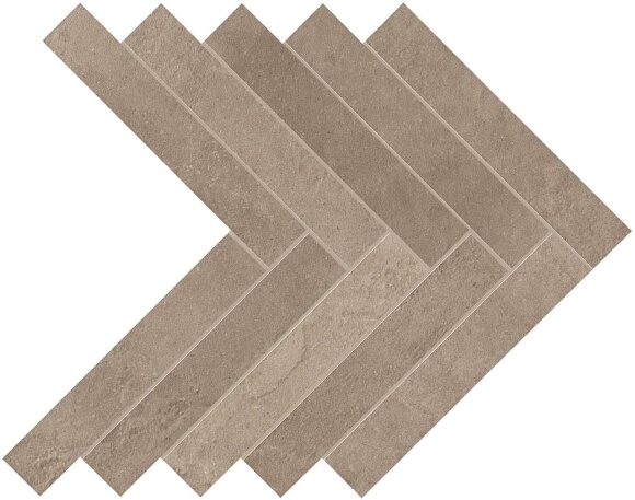 Мозаика Dwell Greige Herringbone 36,2x41,2 Atlas Concorde Italy  арт. A1DD