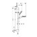 Hansgrohe душевой гарнитур со штангой 65см, Crometta, матовый хром арт. 26533400