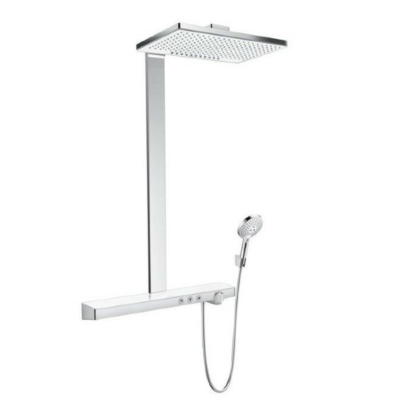 Hansgrohe душевая система с термостатом, Rainmaker Select, матовый хром арт. 27109400