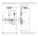 Hansgrohe душевая система с термостатом, Rainmaker Select, матовый хром арт. 27109400