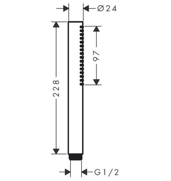 Hansgrohe ручной душ EcoSmart+, Pulsify S, матовый черный арт. 24126670 Hansgrohe ручной душ EcoSmart+, Pulsify S, матовый черный арт. 24126670