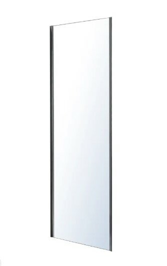 BelBagno Боковая панель, матовое стекло, профиль хром 100x190, UNIQUE, арт. UNIQUE-100-FIX-M-Cr