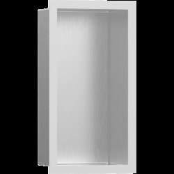 Hansgrohe настенный короб с цветом корпуса и дизайнерской рамой, 30х15х10 см, XtraStoris Individual, матовый белый арт. 56094700 Hansgrohe настенный короб с цветом корпуса и дизайнерской рамой, 30х15х10 см, XtraStoris Individual, матовый белый арт. 56094700
