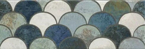 Керамическая плитка Mainzu Bellagio Escama Blu 10x30 см PT03240 цвет : мультиколор