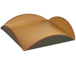 Подставка для сервировки горчичный, 25х25 кожа ADJ - 0018.40