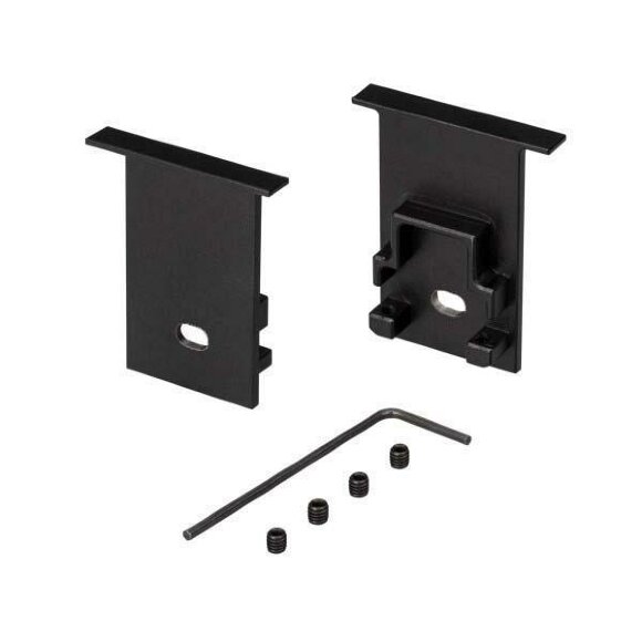 Набор заглушек SL-Comfort-2542-F Black c отверстием Arlight - 031783