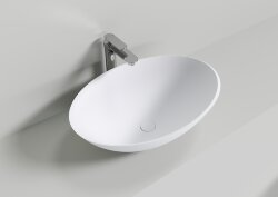 Раковина из искусственного камня NT401 MILANO NT BAGNO цвет: белый матовый