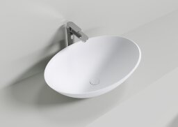 Раковина из искусственного камня NT401 MILANO NT BAGNO цвет: белый матовый