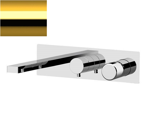 Смеситель для ванной и душа DT54D2DO DOT скрытого монтажа Remer (зотоло)