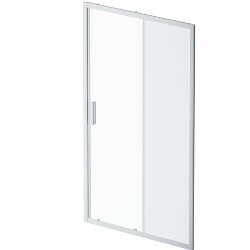 Душевая дверь 120 профиль хром матовый стекло матовое-прозрачное AM.PM Gem арт. W90G-120-1-195MM