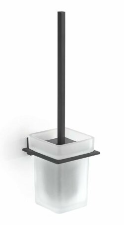 Настенный стеклянный ёрш, черный, Atena Gedy - 4433/03(14) Настенный стеклянный ёрш, черный, Atena Gedy - 4433/03(14)