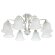 Потолочная люстра, вид классика Emma Arte Lamp цвет:  белый - A2713PL-8WG