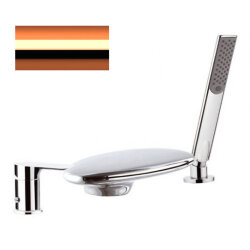 Смеситель на борт ванны, цвет: медь Remer Infinity I07UFRL