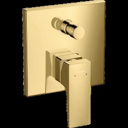 Hansgrohe смеситель для ванны скрытого монтажа, со встроенной защитной комбинацией, Metropol, глянцевое золото арт. 32546990 Hansgrohe смеситель для ванны скрытого монтажа, со встроенной защитной комбинацией, Metropol, глянцевое золото арт. 32546990