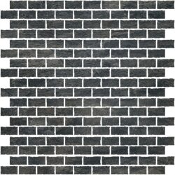 Мозаика Ardoise Noir 1,5x3 6mm Mos,30x30 Rex арт. 747815