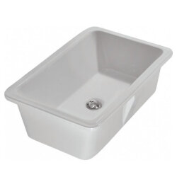 Раковина 60х40х19 см, без отв., Globo Lavabi d'arr VA083.BI*0 цвет: белый