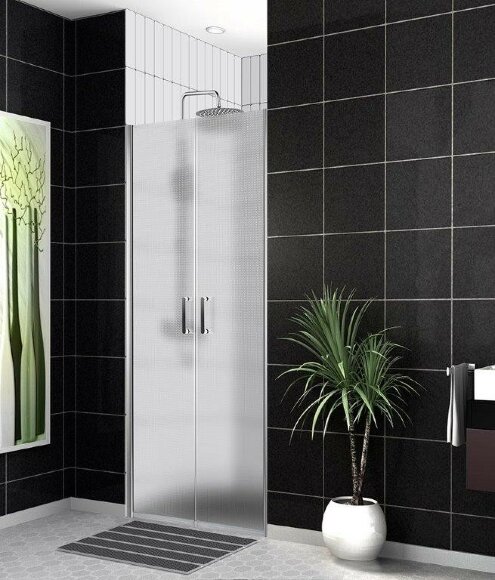 BelBagno Душевая дверь в нишу 110x190 глянцевый хром, Uno, арт. UNO-B-2-110-P-Cr