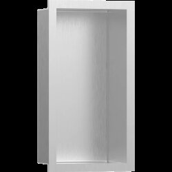 Hansgrohe настенный короб с цветом корпуса и дизайнерской рамой, 30х15х10 см, XtraStoris Individual, матовая нержавеющая сталь арт. 56094800 Hansgrohe настенный короб с цветом корпуса и дизайнерской рамой, 30х15х10 см, XtraStoris Individual, матовая нержавеющая сталь арт. 56094800