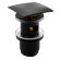 Донный клапан Push-up A164 c переливом WasserKRAFT цвет: Черный
