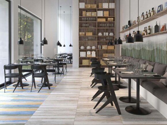 Kerama Marazzi Колор Вуд DD7323\BTG Серый 39,8x8 - керамическая плитка и керамогранит