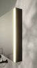 Keuco Правый Шкаф с подсветкой для настенного монтажа 127 мм х 600 мм х 710 мм, с 1 поворотной дверцей, Somaris, 14501 371100 цвет: черный матовый