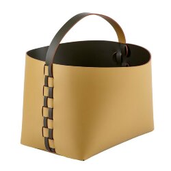Корзина Helena ADJ Италия, 35x30xH26 цвет: горчичный (оливковый) арт. 3626.40/55 Корзина Helena ADJ Италия, 35x30xH26 цвет: горчичный (оливковый) арт. 3626.40/55