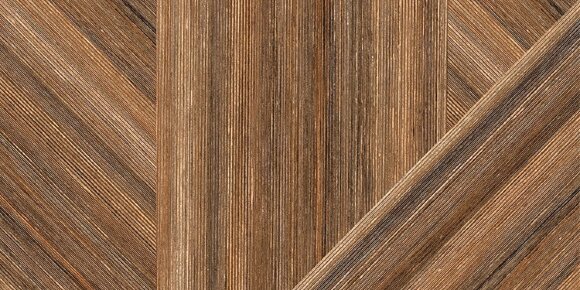 Керамогранит ITC Forked Wood Brown Carving 60x120 цвет: коричневый