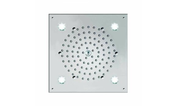 Верхний душ Light c LED подсветкой, Cube Bossini, I00723.030 цвет: хром