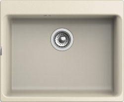 Кухонная мойка Axel 630x520, 1 чаша, Rivelato, Х-60 beige scuro цвет: бежевый