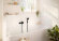 Смеситель для ванны, 72440670 Rebris Hansgrohe, цвет: s черный матовый