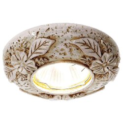 Встраиваемый светильник Desing прованс D2970 BG, Ambrella light цвет: бежевый Встраиваемый светильник Desing прованс D2970 BG, Ambrella light цвет: бежевый