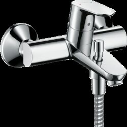 Hansgrohe смеситель для ванны 2 режима расхода воды, Focus, глянцевый хром арт. 31948000 Hansgrohe смеситель для ванны 2 режима расхода воды, Focus, глянцевый хром арт. 31948000