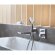 Hansgrohe смеситель для ванны скрытого монтажа, со встроенной защитной комбинацией, Metropol, глянцевый хром арт. 74546000