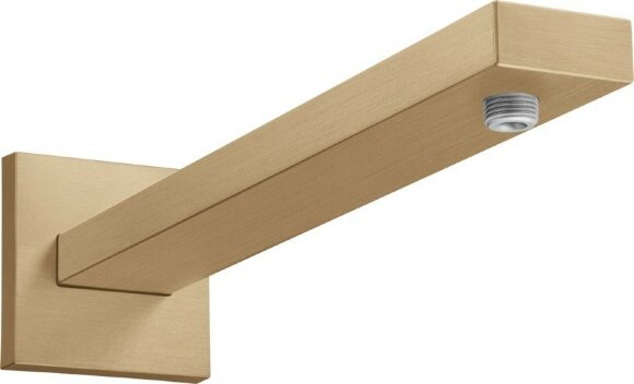 Hansgrohe душевой кронштейн настенный 389 мм, Square, матовая бронза арт. 27694140