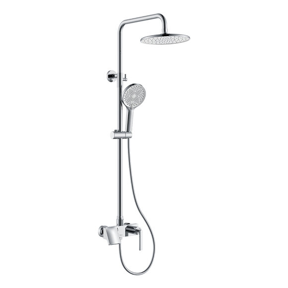 Душевая стойка, GL-9103-С, Chrome, Black&White арт. 9103С