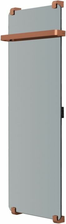 Полотенцесушитель электрический с рейлингом и креплением, медь браш 120x44 Infinity Allen Brau арт. 00305013 Полотенцесушитель электрический с рейлингом и креплением, медь браш 120x44 Infinity Allen Brau арт. 00305013