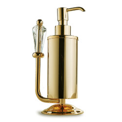 3SC Дозатор для жидкого мыла, настольный,  Boheme цвет: золото арт. BO01DAGD